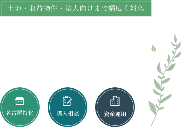 地域密着で届ける物件案内